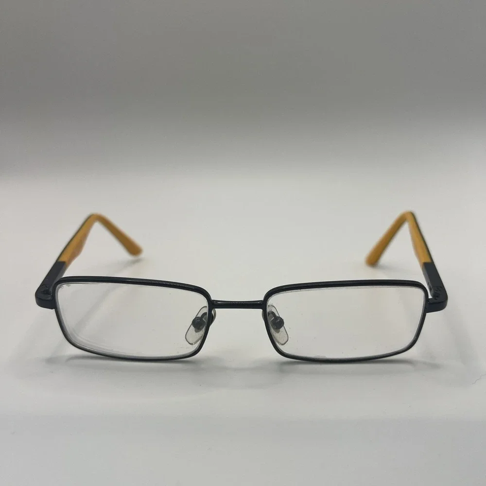 Ray-Ban Kids RB1033 4005 Black/Orange Rectangle Eyeglass Frames Only 47-16-125